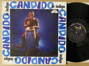 試聴 深溝 MONO盤 パーカス ラテンジャズ Caravan他 Candido In Indigo LP アフロキューバン オルガンジャズ パーカスブレイク サバービア