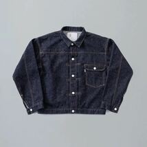 新品 New Manual #001 T-BACK DENIM JACKET ONE-WASHED 1st ニューマニュアル デニム Gジャン berberjin Levi's 501 xx 506 507 大戦_画像1