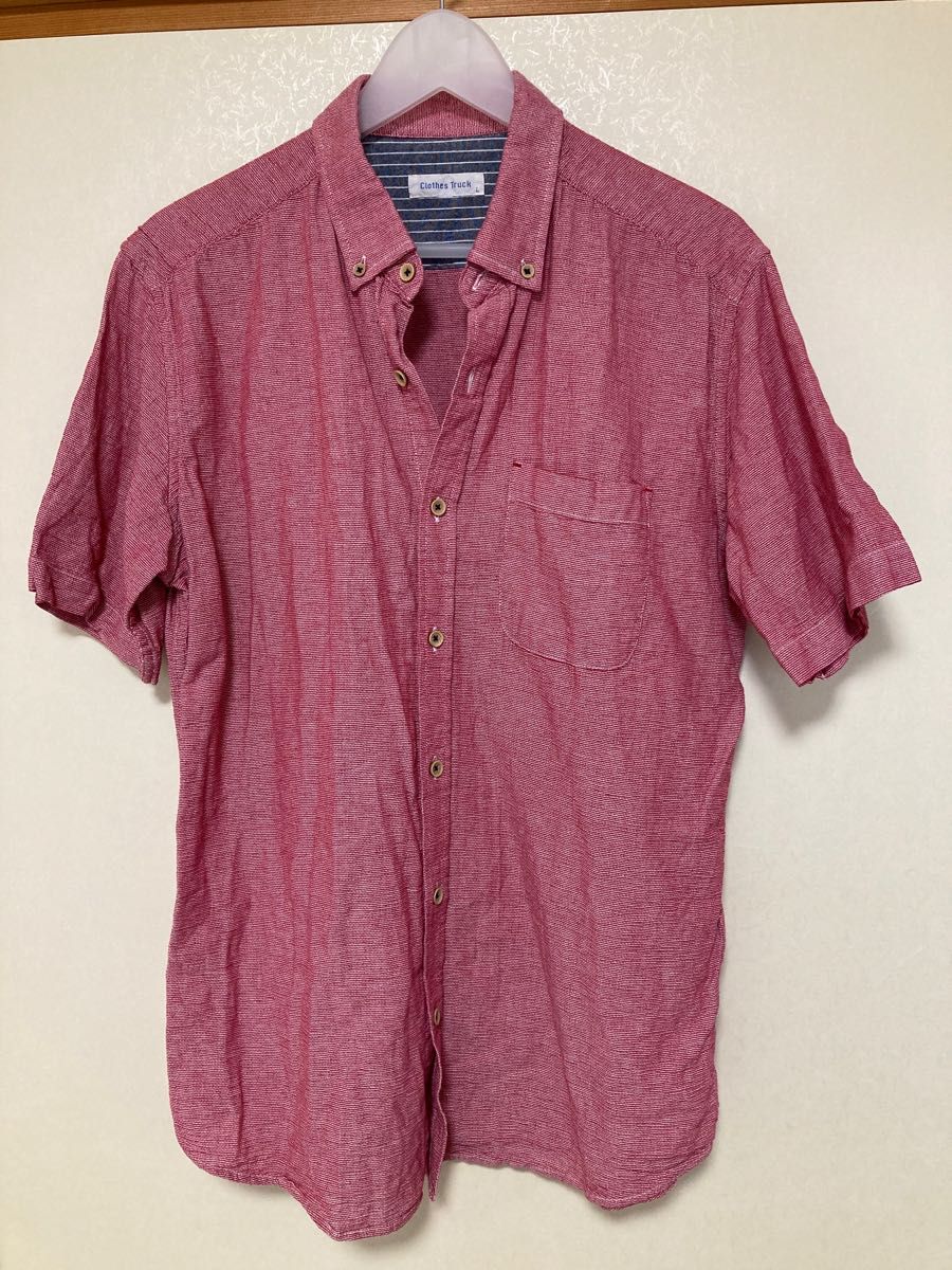 人気 美品 PaulSmith 襟付き半袖シャツ メンズL|PayPayフリマ