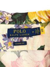 □美品□POLO RALPH LAUREN 半袖シャツ M(175/96A) 総柄 ポロラルフローレン メンズ アロハシャツ CLASSIC FIT 複数落札同梱OK B230619-305_画像3