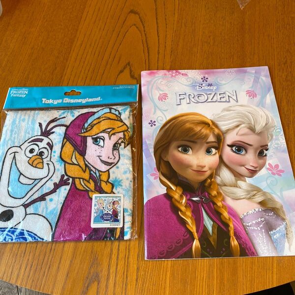 Disney FROZEN アナと雪の女王 タオル＆ノート　セット売り