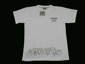 * VISION Vision T-shirt new goods M white 2433-40160 goods with special circumstances 