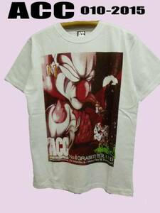 ★　ACC　Tシャツ　新品　ホワイト L　　010-2015　TOMI-E asian can controlerz