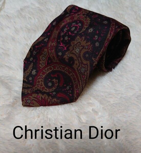 Christian Dior クリスチャン・ディオール シルクネクタイ 