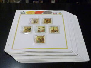 Art hand Auction 23L P Art stamp album No. 38-A Painting 1991 Bulgaria 450th anniversary of El Greco's birth, etc. Cuba, Spain, etc. Unused NH Complete set of 17 leaves, antique, collection, stamp, postcard, others