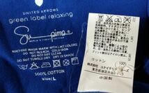 グリーンレーベルリラクシング green label relaxing UNITED ARROWS ユナイテッドアローズ ロンT 長袖Tシャツ SIZE:L 青 送料510円～_画像7