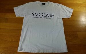 SVOLME スボルメ Tシャツ SIZE:L 白 送料215円～