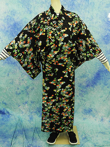 （110）小紋　正絹　SILK　レディース 着物　中古　美品　Japanese Kimono　161cm　63.3inch　　pre-owned