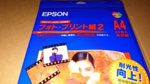 エプソン　EPSON　フォト・プリント紙２　PMシリーズ　PT-100　A4　PMA4SP1　13枚＠ヤフオク転載・転売禁止