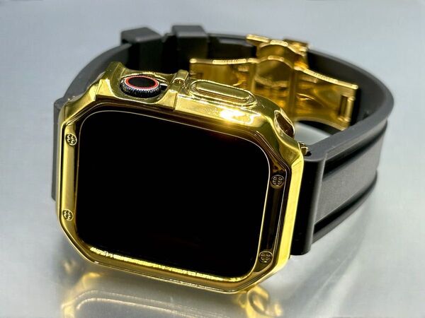 GBアップルウォッチバンド ラバーベルト Apple Watch カバー38mm40mm41mm42mm44mm45mm46mm