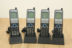 【NTT αNX】（NX-DCL-PS-1K）コードレス電話機４点　2010年製　バッテリ欠品　未チェック　管ざ8742
