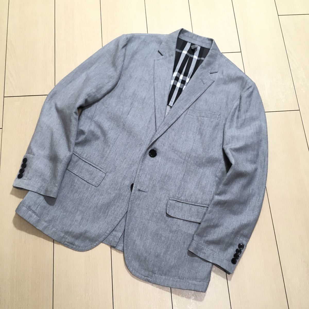 美品☆バーバリー ロンドン テーラードジャケット BURBERRY メガ