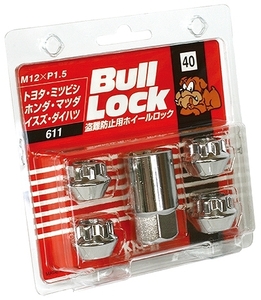 協永産業/KYO-EI ブルロック ロックナット クロームメッキ M12×P1.5 入数：1セット(4個) 611