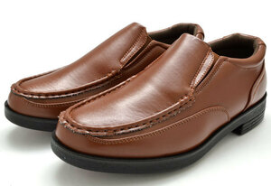 新品 ウィルソン 1602 濃茶 26cm Wilson メンズカジュアルシューズ メンズスリッポンシューズ ウォーキングシューズ 4E 幅広 靴 紳士靴