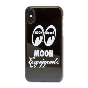 MOON Equipped mooneyes iPhone X XS ハードケース ブラック 黒 ケース カバー ハードカバー ムーンアイズ 車 バイク アメリカンの画像1