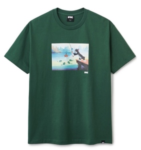 FTC TOM and JERRY OG FISHING TEE M Green トムとジェリー Tシャツ