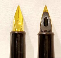 珍品! Pelikan ペリカン レトロでカラフルなマーブル模様ビンテージ万年筆 ペン先刻印マーク☆カートリッジ式 ヴィンテージ文房具 ドイツ製_画像6