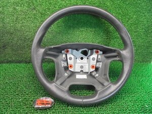 1ER1063 MB3)) Volvo XC70 CBA-SB5254AWL original leather steering wheel 