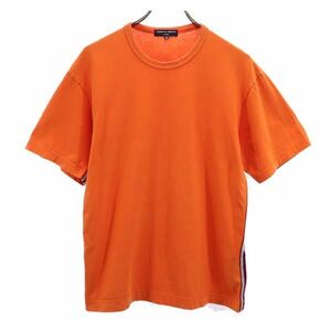 コムデギャルソンオム 2007年 ライン入り 半袖 Tシャツ SS オレンジ COMME des GARCONS HOMME メンズ 230624