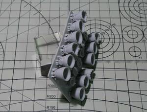  Phoenix D-08 3D printer made plastic model ti tail up parts 