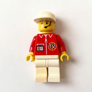 h68)LEGO レゴ ブロック レゴスタジオ #4063 Camera Assistant カメラマン TVクルー テレビ局 ディレクター 人形 ミニフィグ フィギュア