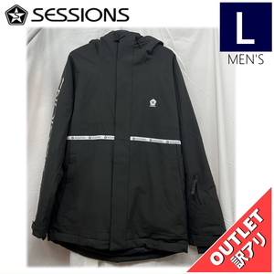 【OUTLET】 SESSIONS SCOUT JKT カラー:BLACK Lサイズ メンズ スノーボード スキー ウェア ジャケット JACKET アウトレット