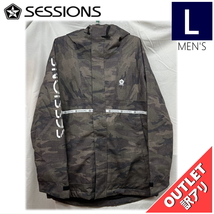 【OUTLET】 SESSIONS SCOUT JKT カラー:CAMO Lサイズ メンズ スノーボード スキー ウェア ジャケット JACKET アウトレット_画像1