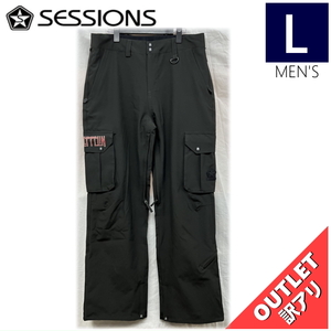 【OUTLET】 SESSIONS LED ZEPPELIN COLLAB PNTS カラー:BLACK Mサイズメンズ スノーボード スキー ウェア パンツ PANT アウトレット