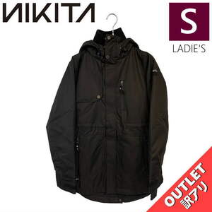 【OUTLET】 NIKITA ECO BLACK JKT BLACK Sサイズ レディース スノーボード スキー ジャケット JACKET アウトレット