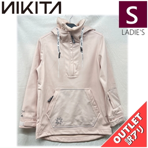 【OUTLET】 RADIO PO HOODIE カラー:BLUSH PINK Sサイズ レディース スノーボード スキー 撥水 パーカー フーディー アウトレット