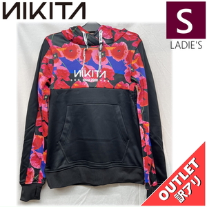 【OUTLET】 NIKITA 8 TRACK PO HOODIE カラー:PANSY Sサイズ レディース スノーボード スキー 撥水 パーカー フーディー アウトレット