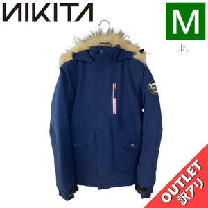 【OUTLET】 NIKITA GIRLS ESPAN JACKET NAVY Mサイズ キッズ スノーボード スキー ウェア アウトレット