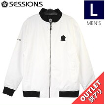 【OUTLET】 SESSIONS LITHIUM BOMBER JKT WHITE Lサイズ セッションズ メンズ スノーボード スキー アパレル ジャケット 型落ち 日本正規品_画像1