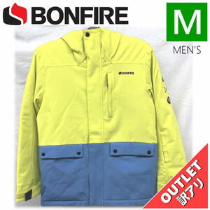 【OUTLET】 ジュニア[Mサイズ]BONFIRE VECTOR JKT カラー:LIME Mサイズ 子供用 スノーボード スキー ジャケット JACKET アウトレット