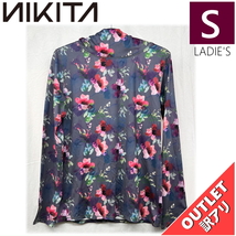 【OUTLET】 NIKITA RIVER PRINTED HOODIE GRUNGE FLORAL Sサイズ レディース インナー ファーストレイヤー 日本正規品_画像1