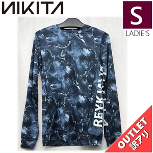 【OUTLET】 NIKITA STRAIGHTAWAY LS TEE ATMOSPHERE Sサイズ レディース インナー ファーストレイヤー 日本正規品