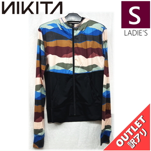 【OUTLET】 NIKITA CAMPFIRE PRINTED FZ HOODIE MTS Sサイズ レディース インナーウェア ファーストレイヤー 日本正規品