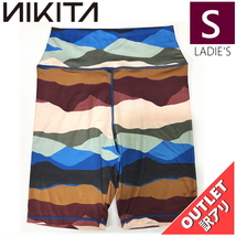 【OUTLET】 NIKITA TREK PRINTED SHORTS MOUNTAIN SCAPE Sサイズ レディース アパレル レギンス ショーツ 日本正規品_画像1