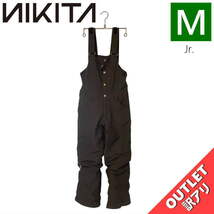 【OUTLET】 NIKITA GIRLS EVERGREEN BIB PNT BLACK Mサイズ 子供用 スノーボード スキー パンツ PANT アウトレット_画像1