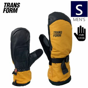 ○22-23 TRANS FORM THE TEAM MITTEN カラー:INCAGLD Sサイズ トランスフォーム スキー スノーボード　グローブ