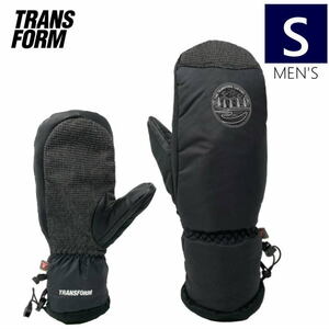 ○22-23 TRANS FORM THE CARVING MITTEN カラー:BLACK Sサイズ トランスフォーム スキー スノーボード　グローブ