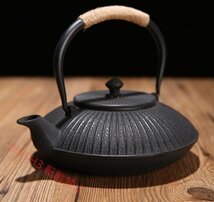 新入荷★鉄器 老鉄瓶★新品 茶道具対応 鉄やかん 鉄分補給 未塗装鉄器_画像2