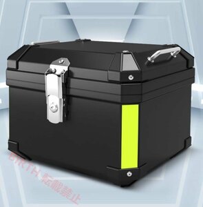 店長推薦◆リアボックス 45L ブラック トップケース 大容量 ツーリング バックレスト装備 持ち運び可能