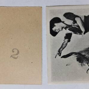 西部劇 ブロマイド カード 大量118枚 未使用 昭和20年代 当時品 駄菓子屋 くじ引き 当たり券付 映画 洋画俳優外人写真 メンコ Western cardの画像9