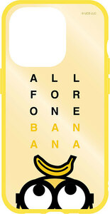 ミニオン iPhone 14Pro 13Pro クリア ケース カバー スマホケース 透明 バナナ キャラクター グッズ ミニオンズ 耐衝撃 頑丈