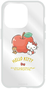 キティ iPhone 14Pro 13Pro クリア ケース カバー スマホ 透明 おしゃれ サンリオ キャラクター 可愛い オトナ 大人 耐衝撃