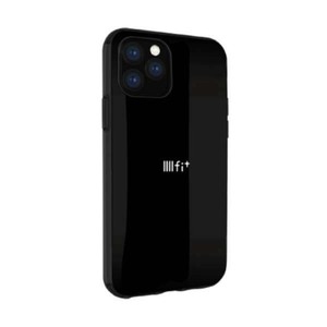 iPhone 11Pro 耐衝撃ケース ブラック カバー IIIIfit ハイブリッド 可愛い おしゃれ シンプル グルマン