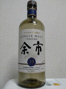 空き瓶　未洗い　シングルモルト　余市　10年　 NIKKA ニッカ　700ml 瓶