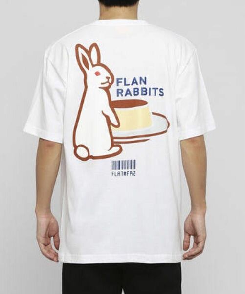 FLAN collaborationwith#FR2 プリン ラビット Tシャツ