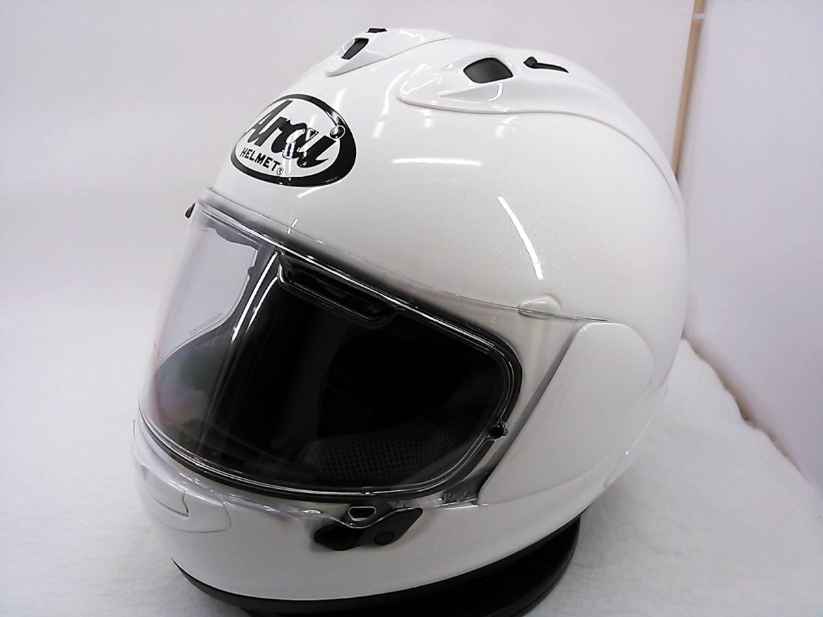新品同様 試着のみ 美品 2022年製 Arai アライ RX-7X グラスホワイト
